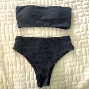 Zaful slate gray Bikini
